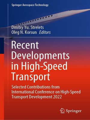 cover image of Recent Developments in High-Speed Transport